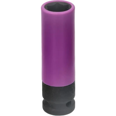 Image of BRILLIANT TOOLS BT691004 1/2 Inch Aluminium Rim Power Socket, 15 mm [Powered by KS Tools]