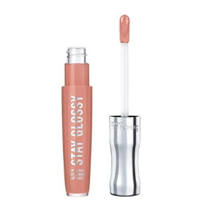 Image of RIMMEL Stay Glossy Lip Gloss Sunday Brunch 020 0.18 fl oz (5.5 ml)