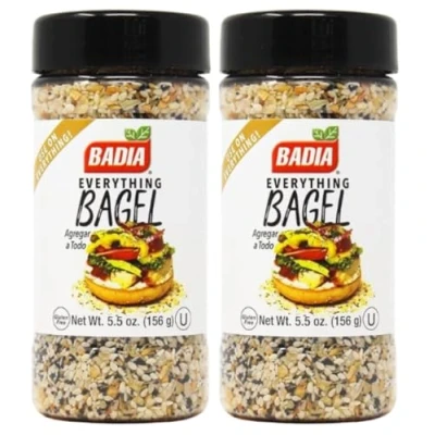 Image of Badia Everything Bagel Seasoning 156g Pack of 2 Gluten Free Premium Quality.