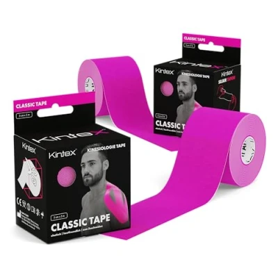 Image of Kintex Kinesiology Classic Physio Therapy Tape 5 cm x m Pink 2 Rolls