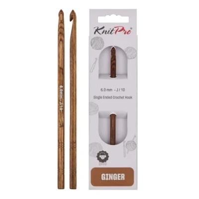 Image of KnitPro Crochet Hook, Wood, Assorted, 6mm