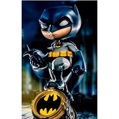 Image of Iron Studios DCCDCG41821 MC Batman Comics Deluxe 7.4 Inch Min Scale Statue, Multicolour, 7.4inch