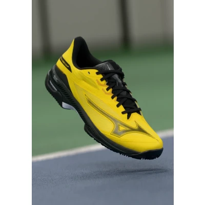 Image of Mizuno WAVE EXCEED COURT PADEL Vibrant Yellow/Black/Black Sand Women/Men Size 8