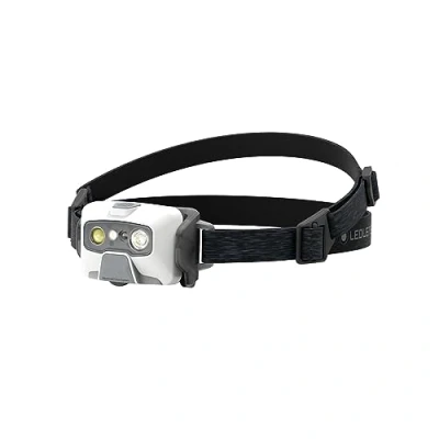 Image of Ledlenser HF6R Core Rechargeable Head Torch LED 800lm, Up to 60hrs Runtime, 5 Modes, Adjustable Focus, Red Light Mode, USB C, IP68 Waterproof, Headlamp for Hiking, Camping, Essential Outdoor