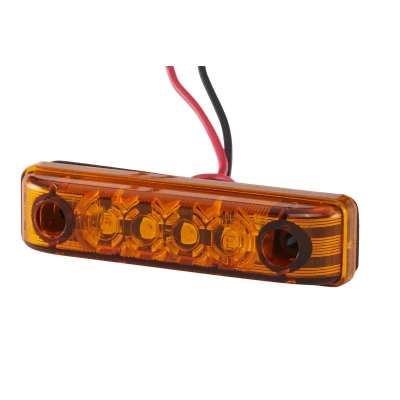 Image of E49194 Side Marker Light HELLA 2PS 357 010 001 LED Left, Right 12V Screw Connection, mounting VALUEFIT