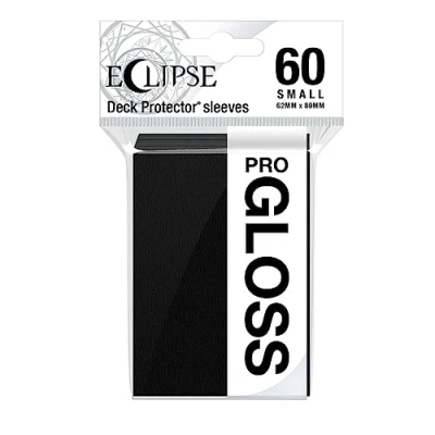 Image of Ultra Pro E 15625 Eclipse Gloss Small Sleeves 60 Pack Jet Black