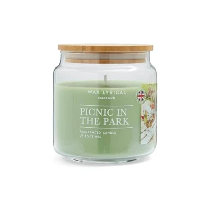 Image of Wax Lyrical Medium 335g Filled Jar Picnic In the Oark
