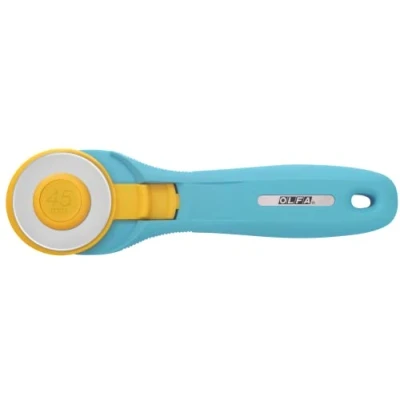 Image of Olfa RTY 2/C Splash Rotary Cutter, Aqua, 45 mm, Turquoise