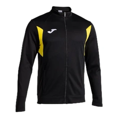 Image of Joma Men&#039;s Winner Iii Sweatshirt, Black Yellow, M