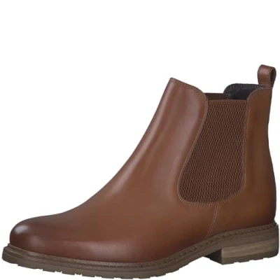 Image of Tamaris Women&#039;s 1 25056 41 Chelsea Boot, Chocolate Nub, 6 UK