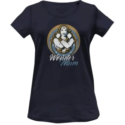 Image of DC Comics Women&#039;s Wowoots118 T Shirt, Navy, XL