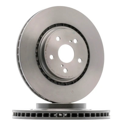 Image of 435120E050, 4351248130 Brake disc BREMBO 09.E126.11 328mm 28mm 5 internally vented Coated TOYOTA: RAV4 V, LEXUS: RX IV
