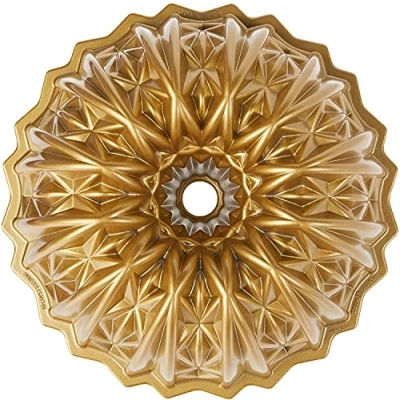 Image of Nordic Ware Crystal Bundt Pan Gold