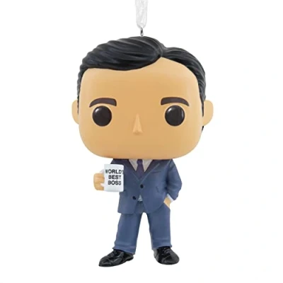 Image of Hallmark The Office Michael Scott Funko POP! Christmas Ornament