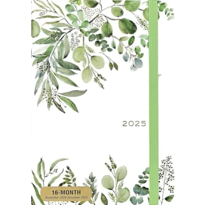 Image of 2025 Eucalyptus Weekly Planner (16 months, Sept 2024 to Dec 2025)