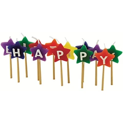 Image of Tala Happy Birthday Star Candles