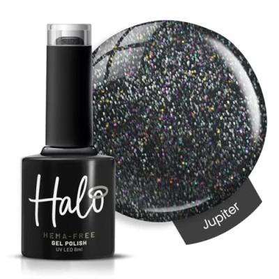 Image of Halo Gel Polish 8ml Jupiter. UV/LED Nail Polish, Long Lasting &amp; Easy To Apply. Soak Off Art Colours For Manicure Pedicure. Professional Home Use.