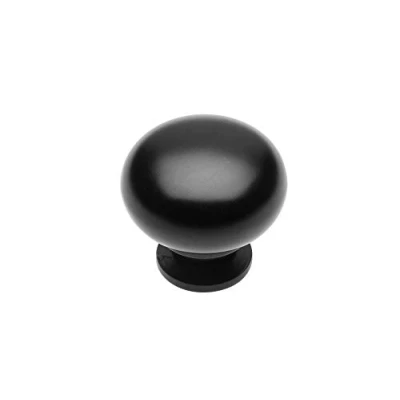 Image of Solmer LTD Kitchen Bedroom Bathroom Wardrobe Cupboard Cabinet Door Drawer Knob Handle (Matt Black)