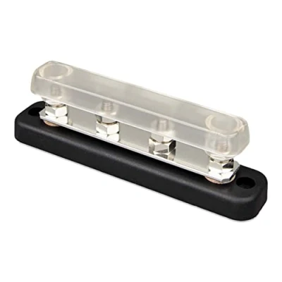 Image of Victron Energy Busbar 150 amp 70VDC, 4 High Current Connections Terminals with Cover
