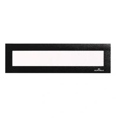 Image of Durable 498601 Duraframe Magnetic Top, Title Frame, A4 Black, Pack of 5,236 x 66 mm
