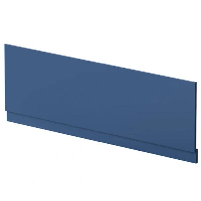 Image of Hudson Reed Matt Blue Bath Panel 1800mm Side MDF MOF378