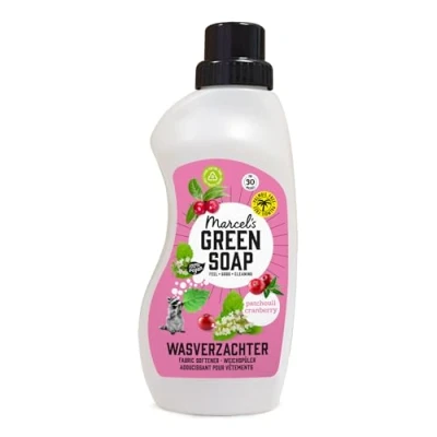Image of Marcel&#039;s Green Soap Fabric Conditioner Patchouli &amp; Cranberry Softener Vegan Natural Ingredients 750ml