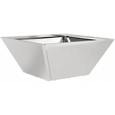 Image of vidaXL Metal Planter Stainless steel 35 x 15 cm