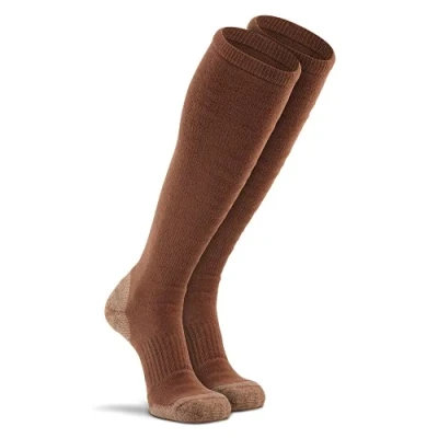 Image of Fox River Unisex Fatigue Fighter® Over the calf hiking socks, Brown, L UK