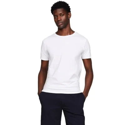 Image of Tommy Hilfiger TEE 3 PACK Pyjama top, Men&#039;s, Size: Medium, White