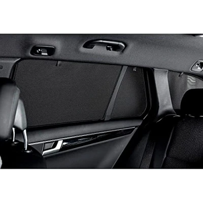 Image of Set of Car Shades compatible with Skoda Octavia IV (NX5) Kombi 2020 (6 pieces), Black