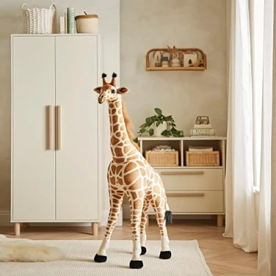 Image of CuddleCo Medium Standing Giraffe Stuffed Animal