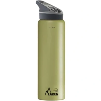 Image of Laken Unisex Adult Thermos TJ10K Flask, Khaki, 18/8 1L