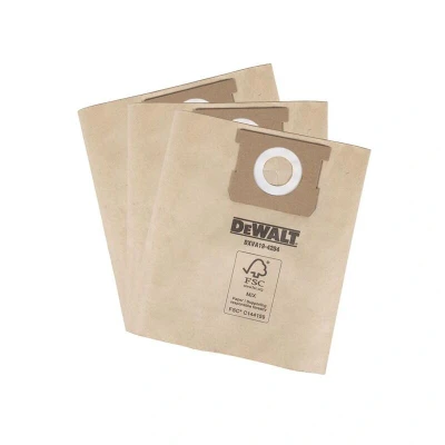 Image of DEWALT DXVA19 4204 Dust Bags with Easy to Attach for Minimal Cleaning Interruption. Suitable Dry Pick up only.