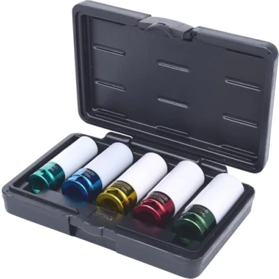Image of KS Tools 515.1007 Impact socket set, 5pcs, 1/2&quot;, 15 22mm