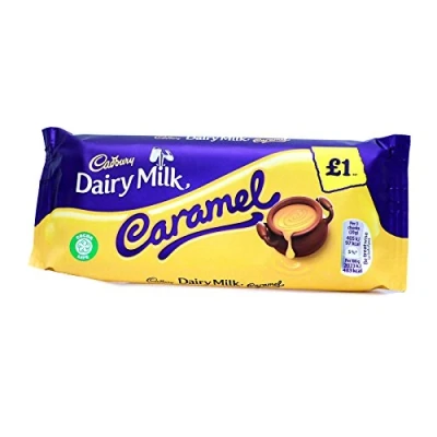 Image of Cadbury Dairy Milk Caramel Chocolate Bar, 1.920 kg