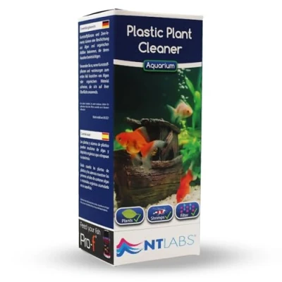 Image of NT Labs Aquarium Plastic Plant Cleaner, Ornament Maintenance Accessory, Cleans Decorations