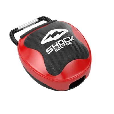 Image of Shock Doctor Unisex&#039;s Case Mouthguard, Red, One Size