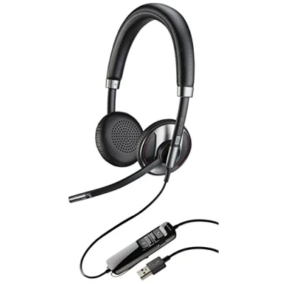 Image of Plantronics 202581 01 Blackwire C725 USB Optimised Headset with Active Noise cancelling Silver/Black