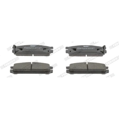 Image of 26296AA030, 26296AA060, 26296AA061, 26296AA062, 26296AA080 Brake pad set FERODO PREMIER ECO FRICTION FDB790 SUBARU: Impreza I Saloon, Estate