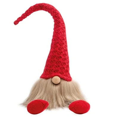 Image of Netagon Christmas Festive Ornament Decoration Plush Santa Faceless Sitting Gnome Family Gonk Collection (Sven)