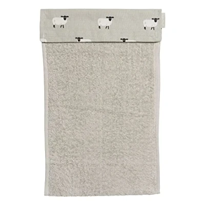 Image of Sophie Allport Sheep Roller Hand Towel, 100% Cotton, Hard Wearing &amp; Absorbent Kitchen Towel Accessory