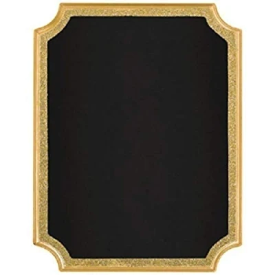 Image of (PKT) Adult 1 Gold Glitter MDF Wedding Sign With