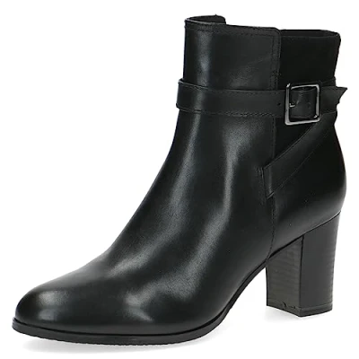 Image of CAPRICE Women&#039;s 9 25327 41 Lace Up Heeled Ankle Boot, Black (Black Comb), 5.5 UK