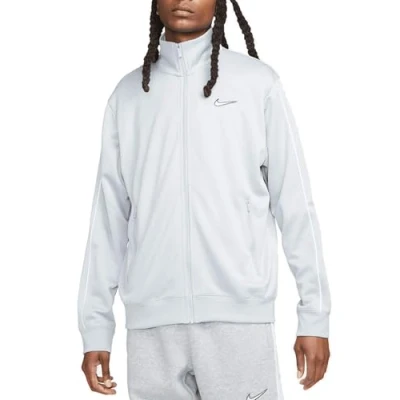 Image of NIKE FN0257 010 M NSW SP PK TRACKTOP Sweatshirt Men&#039;s BLACK/WHITE Size 2XL