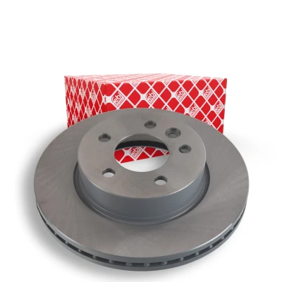 Image of 2N0615301A, 65508030000 Brake disc FEBI BILSTEIN 107721 Front Axle 303mm 28mm 5 Hole 120mm internally vented Coated VOLKSWAGEN: Crafter Van