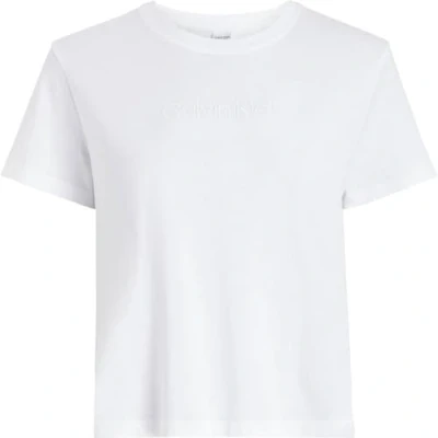 Image of Calvin Klein Women&#039;s Classic 2 000qs7328e S/S T Shirt, White (White), S