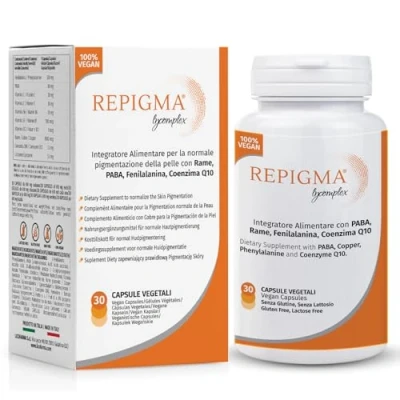 Image of Repigma Lycomplex Health Supplement to Support The Treatment of Vitiligo and White Spots on Skin Pack 30 CPS
