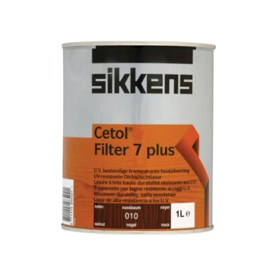 Image of Sikkens SIKCF7PW 1L Cetol Filter 7 Plus Translucent Woodstain Walnut
