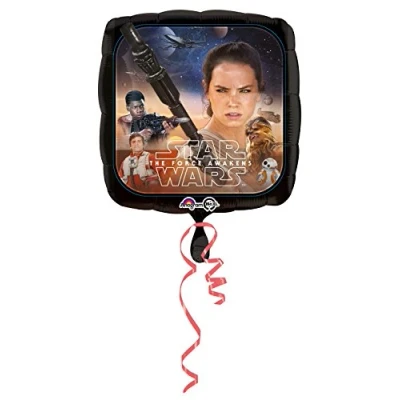 Image of Star Wars 10039160 Square Foil Balloon Theme 1 Pc