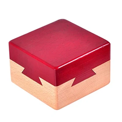 Image of Saiyana Wood Teaser Secret Opening Puzzle Box Mysterious Gift Children Puzzles Educational Toys Luban Lock Wooden 3d Boxes For Adults With